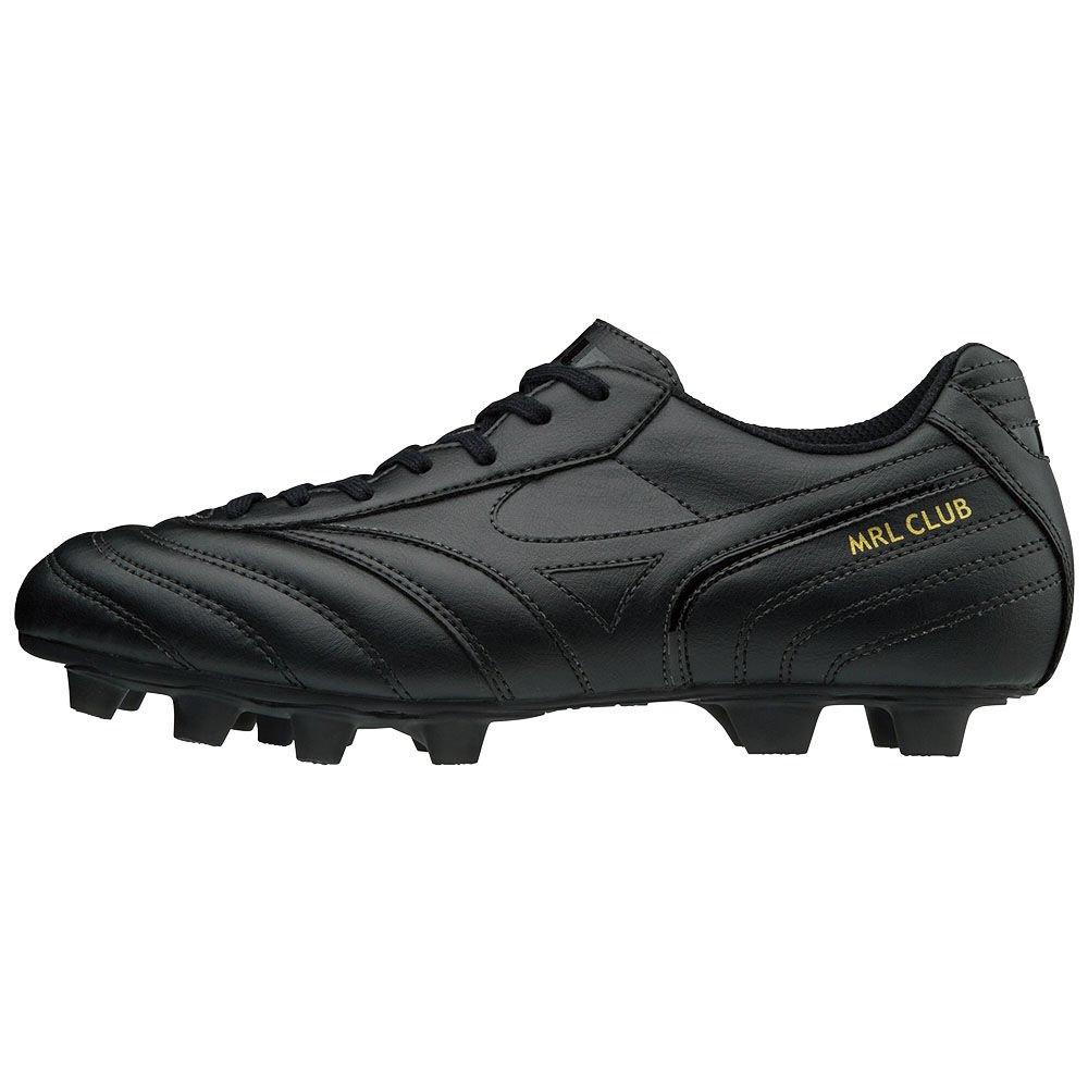 Mizuno Men's Soccer Cleats MRL CLUB MD Black/Black - BDNMCZK-03